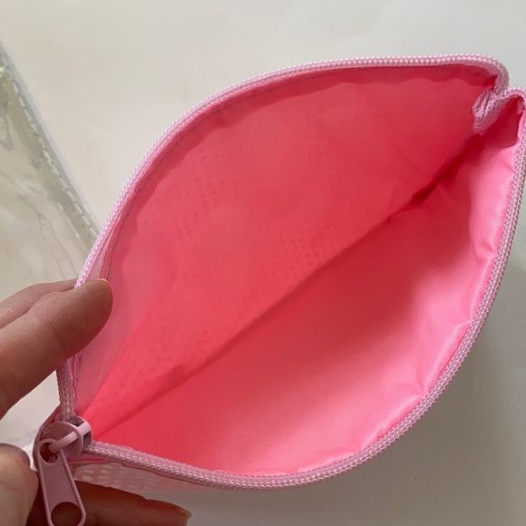 Pink SMILE’ Cosmetic/Travel Bag Set - Picture 3 of 4